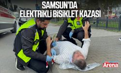 Samsun’da elektrikli bisiklet kazası