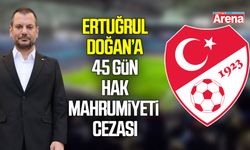 Ertuğrul Doğan’a bahis cezası!