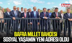 Bafra Millet Bahçesi sosyal yaşamın yeni adresi oldu