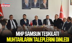 MHP Samsun teşkilatı Havza'da muhtarların taleplerini dinledi
