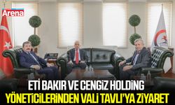 ETİ Bakır ve Cengiz Holding yöneticilerinden Vali Tavlı’ya ziyaret