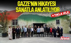 Gazze'nin hikayesi Samsun'da sanatla anlatılıyor