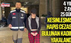 Samsun’da kesinleşmiş hapis cezası bulunan kadın yakalandı