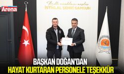 Başkan Doğan’dan hayat kurtaran personele teşekkür