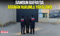 Samsun Bafra'da aranan hükümlü yakalandı