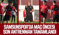 Samsunspor’da Trabzonspor maçı öncesi son antrenman tamamlandı