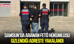 Samsun’da aranan FETÖ hükümlüsü gizlendiği adreste yakalandı