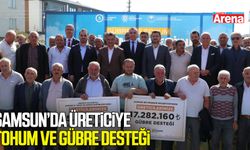Samsun’da 1.757 üreticiye tohum ve gübre desteği
