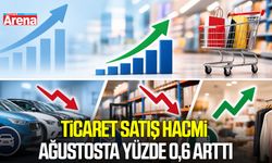 Ticaret satış hacmi ağustosta yüzde 0,6 arttı