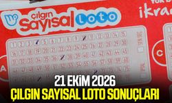 21 Ekim 2026 Çılgın Sayısal Loto sonuçları açıklandı