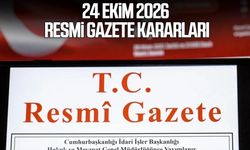 24 Ekim 2026 Resmi Gazete kararları