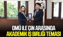 OMÜ ile Çin arasında akademik iş birliği teması