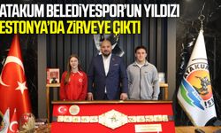 Atakum Belediyespor’un yıldızı Estonya’da zirveye çıktı