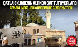 Samsun'da İsa Baba Camii'nin onarımını cemaat yaptırdı