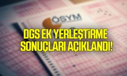 DGS ek yerleştirme sonuçları açıklandı!