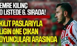 Samsunspor kaptanı Emre Kılınç o listede 6. sırada!