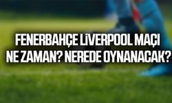 Fenerbahçe Liverpool maçı ne zaman?