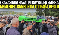 İş kazasında hayatını kaybeden Emirkan , memleketi Samsun’da toprağa verildi