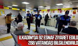 İlkadım’da polis ekiplerinden güvenlik bilgilendirmesi