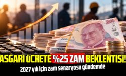 Asgari ücrette yüzde 25 zam beklentisi