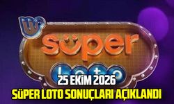 25 Ekim 2026 Süper Loto sonuçları belli oldu
