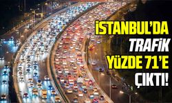 İstanbul’da trafik yoğunluğu yüzde 71’e ulaştı