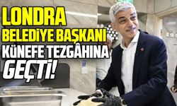 Londra Belediye Başkanı Sadık Khan, Londra’da künefe yaptı