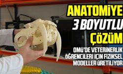 Samsun OMÜ'de Veterinerlik eğitimi için 3 boyutlu baskı dönemi