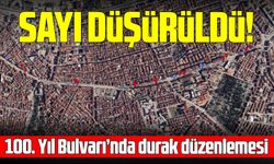 Samsun 100. Yıl Bulvarı'nda toplu taşıma durakları güncellendi