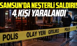 Samsun’da birahanede neşterli saldırı: 4 yaralı