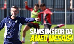Samsunspor'da Amed maçı hazırlıkları başladı