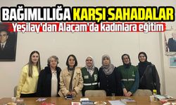 Alaçam’da kadınlara bağımlılık ve meme kanseri eğitimi