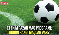 11 Ekim Pazar maç programı: Bugün hangi maçlar var?
