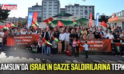 Samsun’da İsrail’in Gazze saldırılarına tepki