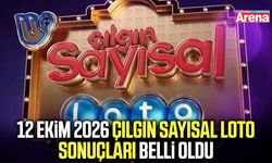 12 Ekim 2026 Çılgın Sayısal Loto sonuçları belli oldu