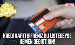 Kredi kartı şifreniz bu listedeyse hemen değiştirin!