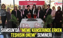 Samsun’da meme kanseri farkındalığı için anlamlı etkinlik