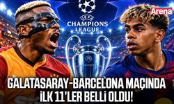 Galatasaray-Barcelona maçında ilk 11’ler belli oldu!