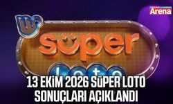 13 Ekim 2026 Süper Loto sonuçları açıklandı