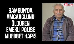 Samsun’da amcaoğlunu öldüren emekli polise müebbet hapis
