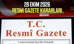 28 Ekim 2026 Resmi Gazete kararları
