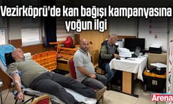 Vezirköprü'de kan bağışı kampanyasına yoğun ilgi