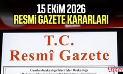 15 Ekim 2026 Resmi Gazete kararları