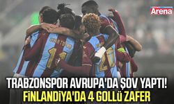 Trabzonspor'dan Avrupa'da fırtına gibi başlangıç!