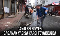 Canik Belediyesi sağanak yağışa karşı teyakkuzda