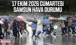 17 Ekim 2026 Cumartesi Samsun hava durumu