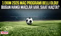 1 Ekim bugün hangi maçlar var, saat kaçta?