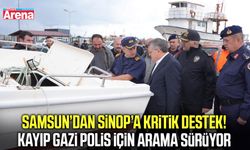 Samsun’dan Sinop’taki kayıp gazinin arama çalışmalarına destek!