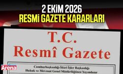 2 Ekim 2026 Resmi Gazete kararları