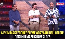 4 Ekim MasterChef eleme adayları belli oldu!